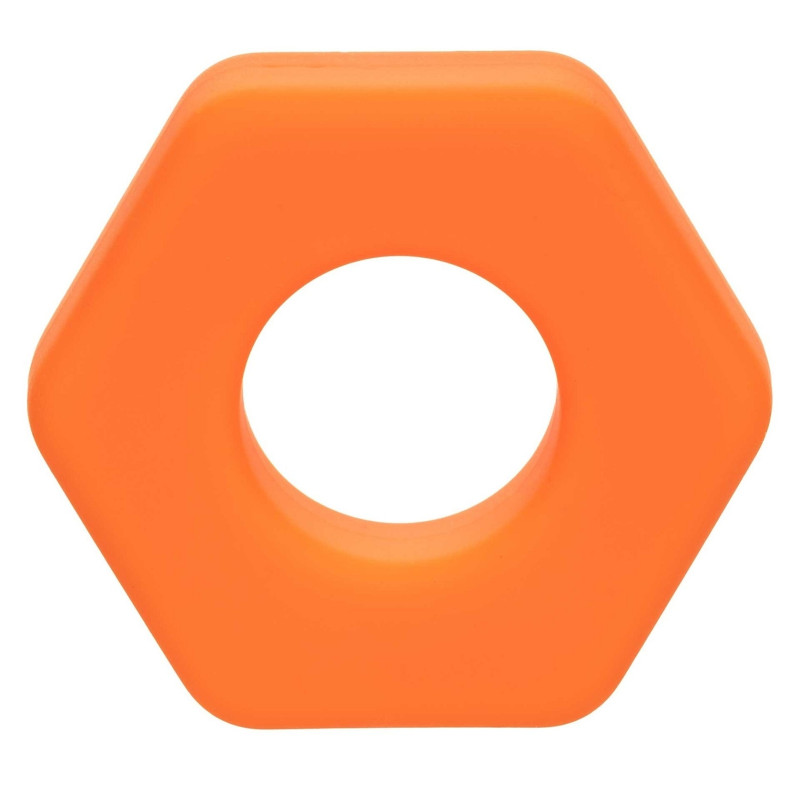 alpha ring by Calextotics Cockring Alpha Orange 20mm